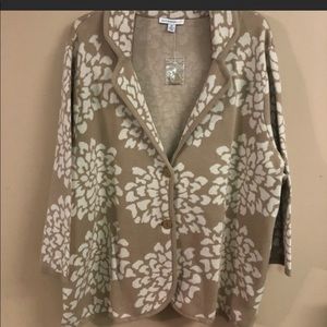 Cardigan- Isaac Mizrahi - New With Tags and Gorgeous!